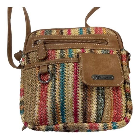 Multi Sac Colorful Stripes Crossbody Mini Bag - Picture 5 of 10